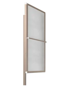 Pare-baignoire effet bois 1 volet relevable Atelier du bain