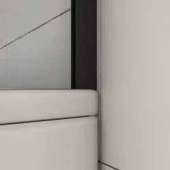 Pare-baignoire fixé 70x130cm,paroi fixée,5mm verre anticalcaire,noir mat style industriel et simplicité