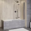 Pare-baignoire Lumix Gun Metal 100x145cm