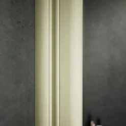 Pare-baignoire pivotant 1 volet, 140 x 80 cm, verre transparent 5mm, profilé doré mat, Schulte Capri