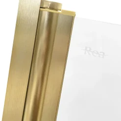 Pare-Baignoire Rea Agata-3 120 Brush Gold