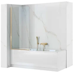Pare-Baignoire REA Elegant Gold 80