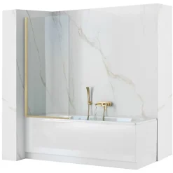 Pare-Baignoire REA Elegant Brushed Gold 70