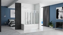 Pare-Baignoire REA Idea 120 Chrome