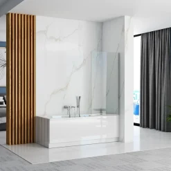 Pare-Baignoire REA Lagos Fix 80 Chrome