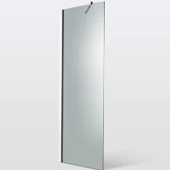 Paroi de douche à l'italienne Cooke & Lewis Zilia verre fumé 80 cm