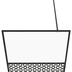 Paroi de douche avec verre ESG transparent 100x195 cm Noir vidaXL
