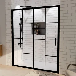 Paroi de douche coulissante verrière ATELIA 160 cm
