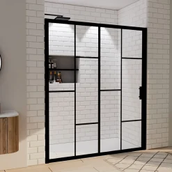 Paroi de douche coulissante verrière ATELIA 160 cm