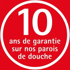 Paroi de douche fixe à l'italienne avec volet pivotant l.120xH.190cm, Walk In, verre transparent anticalcaire 6mm, décor Brouillard, Schulte NewStyle