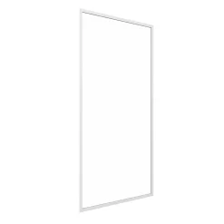 Paroi de douche fixe blanc Galedo Spot transparent 90cm