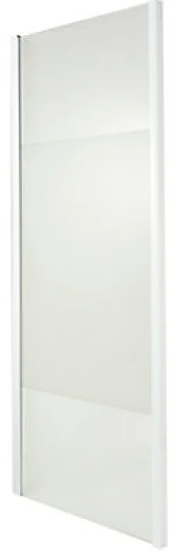 Paroi de douche fixe Cooke & Lewis Onega sérigraphiée 80 cm