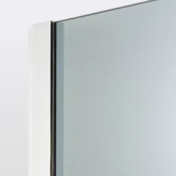 Paroi de douche fixe Cooke & Lewis Zilia verre fumé 80 cm