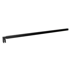 Paroi de douche industrielle noire ATELIA 120 cm