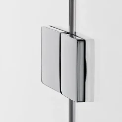 Paroi de douche walk in et volet Cooke & Lewis Zilia transparent 80 + 45 cm