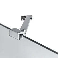 Paroi de douche walk in et volet Cooke & Lewis Zilia transparent 80 + 45 cm