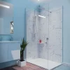 Paroi de douche 110x200 cm fixe CALYPSO - Verre 8 mm anticalcaire