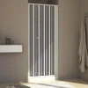 Paroi douche 90 CM H185 en Plastique pvc modèle Aura avec l'ouverture latérale