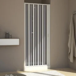 Paroi douche 60 CM H185 en Plastique pvc modèle Aura avec l'ouverture latérale