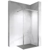 Paroi douche Italienne LUCIA 140 x 200 cm, verre 8mm, transparent, anticalcaire - Saniverre