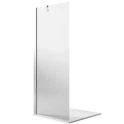 Paroi douche Walk In 86CM H190 Verre Transparent avec Traitement Anticalcaire mod. Flip