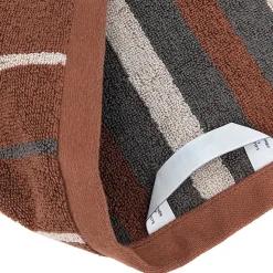 Parure de bain 5 pièces BOLD éponge en 100% marron Terracotta