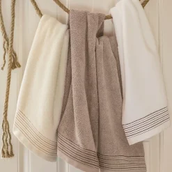 Parure de bain 6 pièces JULIET Beige 520g/m2