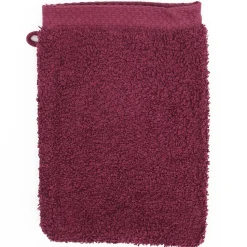 Parure de bain 6 pièces PURE Bordeaux 550g/m2