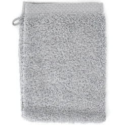 Parure de bain 6 pièces PURE SQUARES Argent 550g/m2