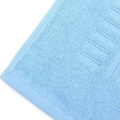 Parure de bain 6 pièces PURE Bleu Ciel 550g/m2