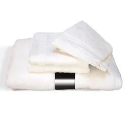 Parure de bain 5 pièces ROYAL CRESENT Blanc 650g/m2