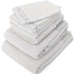 Parure de bain DRY VINE coton 7 pièces