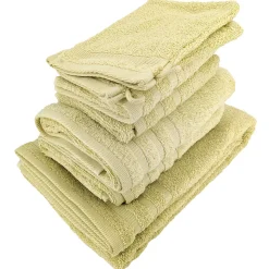 Parure de bain EFFICIENCE PURE vert Menta 7 pièces