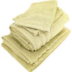 Parure de bain EFFICIENCE PURE vert Menta 5 pièces