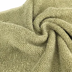 Parure de bain EFFICIENCE PURE vert Olive 7 pièces