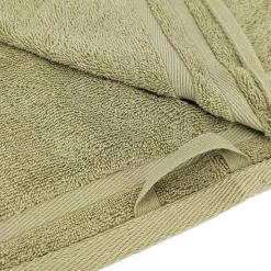Parure de bain EFFICIENCE PURE vert Olive 7 pièces