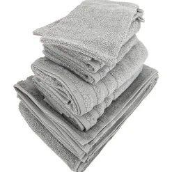 Parure de bain EFFICIENCE PURE gris Lunar 7 pièces