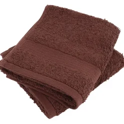 Parure de bain LUXOR 6 pièces marron