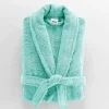 Peignoir Col Chale Tendresse vert celadon
