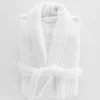 Peignoir Mixte Éponge Col Châle Uni - Tendresse 500 g,m² - Blanc