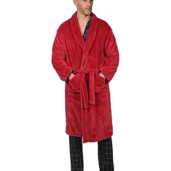Peignoir polaire mixte chaud & doux Cardinal L KOMO