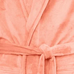 Peignoir polaire mixte chaud & doux Rose Thé L KOMO