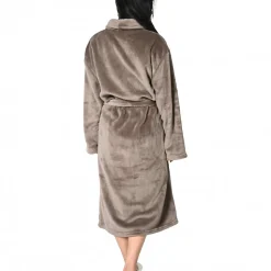 Peignoir polaire mixte chaud & doux Noisette XL KOMO