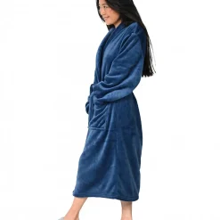 Peignoir polaire mixte chaud & doux Denim XL KOMO