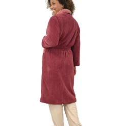 Peignoir polaire mixte côtelé ultra chaud Terre Brulée 5 - XXL NOTTING HILL