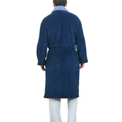Peignoir polaire mixte côtelé ultra chaud Denim XL NOTTING HILL
