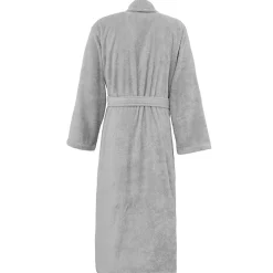 Peignoir éponge homme-femme col châle 400 g/m² Gris Perle M STUDIO