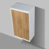 Petit lave-mains en céramique sanitaire KW198 - 42x28x15cm - blanc brillant Avec cache chrome