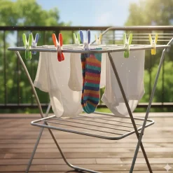 Pinces à linge multicolores bi-matière MSV, 12 pièces