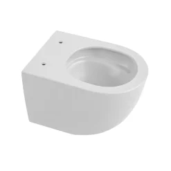PixL WC suspendu en céramique sans bride Tornado Quiet et fixations invisibles + abattant frein de chute, blanc (CEPX010RTORPWM)